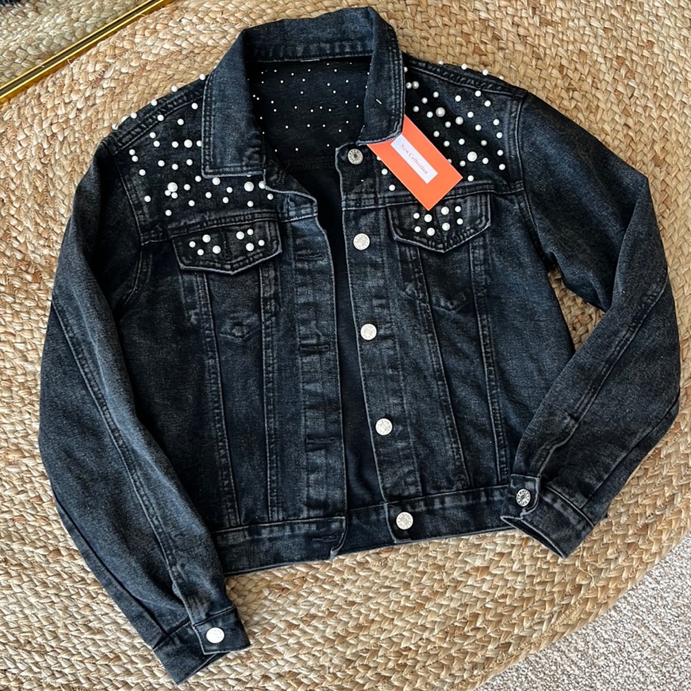 Beaded Jean Jacket